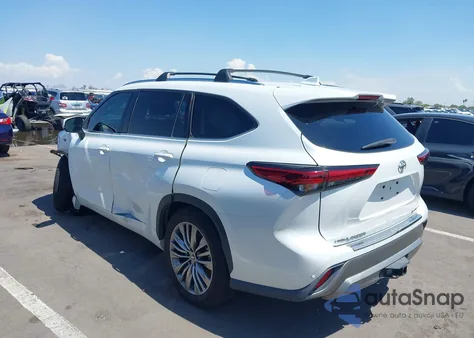 2022 Toyota Highlander Platinum from USA, damaged, VIN 5TDFZRAH3NS097885